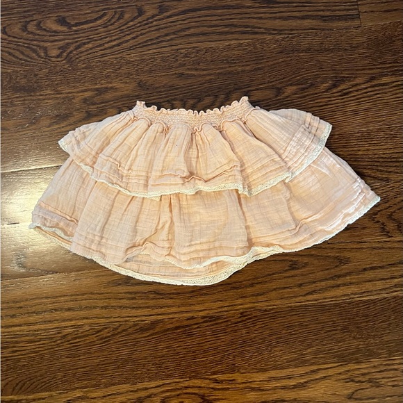Everbloom Girls Nina ruffle skirt in pink size 5 excellent condition - Picture 2 of 2